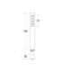 Hand shower, Lineabeta, collection Linea shower, model 541713, ABS, chromed