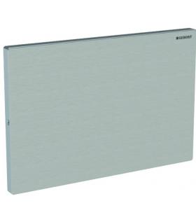 Flush plate without buttons against vandalism, Geberit Sigma