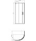 Ideal Standard Connect 4 curved shower enclosure