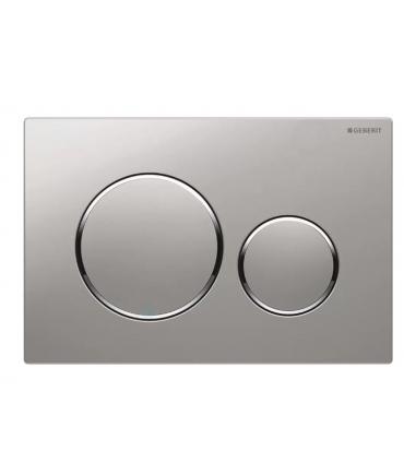 Sigma20 New plate 2 buttons Geberit 115.882.KN.1 satin and chrome