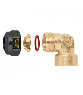 Raccordement coude 3/4" femelle, Caleffi systeme solaire