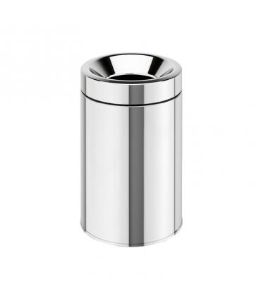 Trash can, Lineabeta, Basket Series art. 5355 in stainless steel