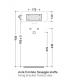 Lavabo sospeso a parete tondo Ceramica Flaminia Twin TW42S