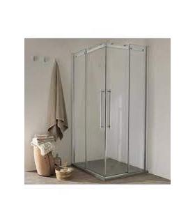 Porte coulissante angulaire douche gauche Air Inda