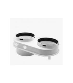 Kit fumées séparateur 80/80 pour chaudiere Daikin D2C