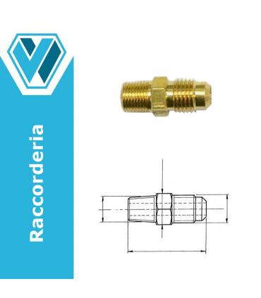 Droit Wigam 48F6 3/8 '' pour 1/4 ''