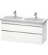 Copy of armoire salle de bain Duravit Durastyle pour double lavabo 2 tiroirs