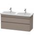 Mobile bagno Duravit Durastyle per doppio lavabo 2 cassetti