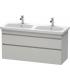 Mobile bagno Duravit Durastyle per doppio lavabo 2 cassetti