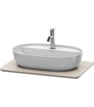 Top consolle Duravit Luv in quarzo ricomposto