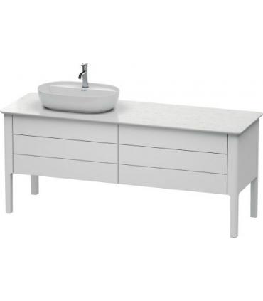 Floor base washbasin  for washbasin  to the left , Duravit series  Luv 4 drawers