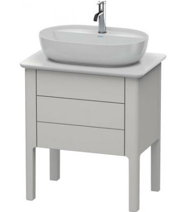 Base lavabo sur le sol, Duravit collection Luv 2 tiroirs