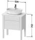 Base lavabo a pavimento, Duravit collezione Luv 2 cassetti