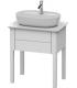 Floor base washbasin , Duravit collection  Luv 1 drawer