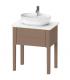 Floor base washbasin , Duravit collection  Luv 1 drawer