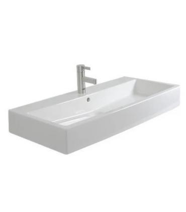 Lavabo da appoggio rettificato Duravit, collezione Vero, bianco