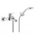 Mixer  external   per bathtub  with set shower  Nobili series  Blues