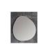 Mirror  RCR bathroom  sasso ovale 90x78 reversibile