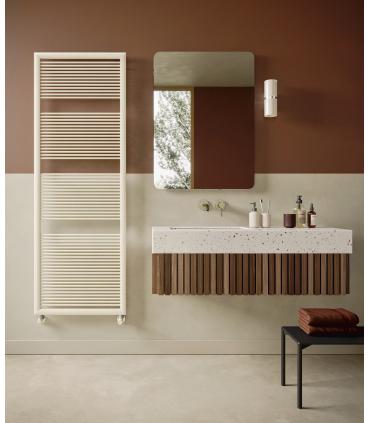 Irsap Like towel warmer with 50mm white connections