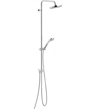 Nobili Renova shower column with round showerhead flexible hose