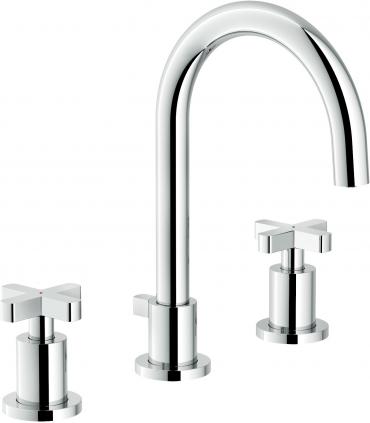 Faucet for washbasin  3 holes Nobili series  Lira with drain