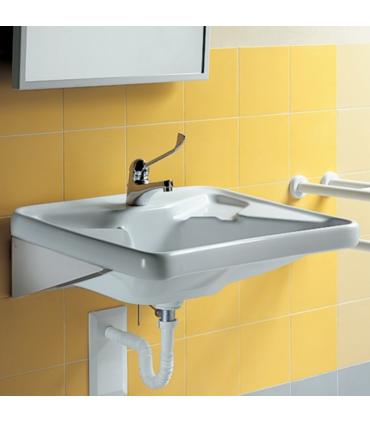 Ergonomic suspended washbasin single hole collection Autonomy