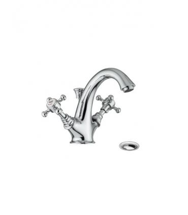 Miscelatore lavabo monoforo e scarico, Bellosta serie Edward art.0805/