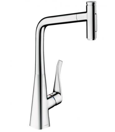 Hansgrohe Metris Select M71 kitchen mixer with hand shower