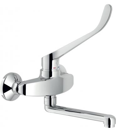 Mixer  wall  da kitchen  with clinical lever Nobili mouth  23,5 cm