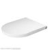 Duravit toilet seat, White Tulip series with soft close 002709