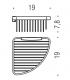 Angolare doccia sganciabile Colombo B9648