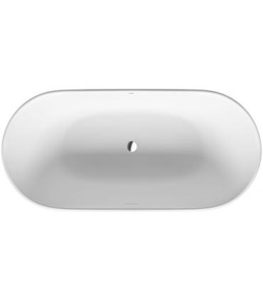 Bathtub  room center  Duravit Luv 180x85 white opaque