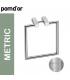 Cosmic Metric 382005 towel ring, brushed stainless steel