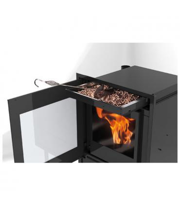 Edilkamin Idropellbox pellet thermo fireplace