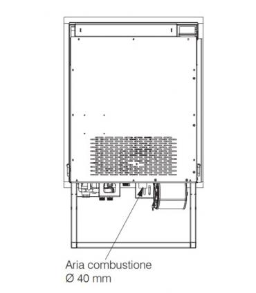 Edilkamin Idropellbox pellet thermo fireplace