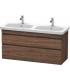 Copy of armoire salle de bain Duravit Durastyle pour double lavabo 2 tiroirs