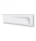 Lavabo suspendeux 130 cm trapezoidale gauche monotrou collection Grandangle