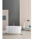 Freestanding bathtub, Tub, Arbi 160x75 made of Mineralguss