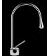 Mitigeur lavabo bec haut, Gessi, collection Goccia