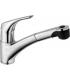 Kitchen mixer with Ideal Standard pull-out shower Cerasprint B5347