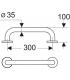 MAIA S6461AC HANDLE CM.120 WHITE