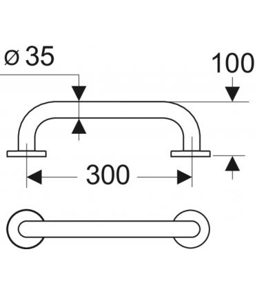 MAIA S6461AC POIGNEE CM.120 BLANC