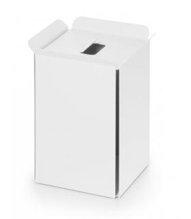Waste paper bin, Lineabeta, Bandoni 53442 Series, aluminum