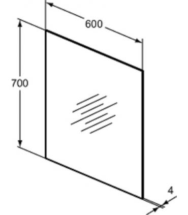 Miroir à bord poli Ideal Standard sans éclairage