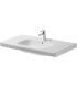 Lavabo consolle Duravit, collezione D-Code, ceramica bianco