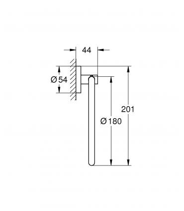 Portasalviette ad anello Grohe Essentials art.40365001