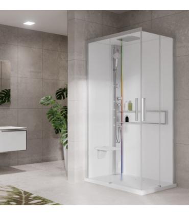 Novellini Glax 2 2.0 A shower enclosure 4.5 left flat hammam