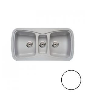 CM stainless steel sink, 1 bowl, 80x50 left