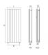 Radiateur vertical Zehnder Jet-X