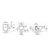Roca single-hole wall-hung bidet New Meridian series